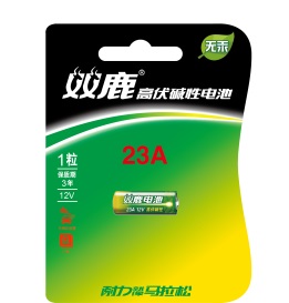 特殊电池-双鹿高伏碱性23A1粒卡